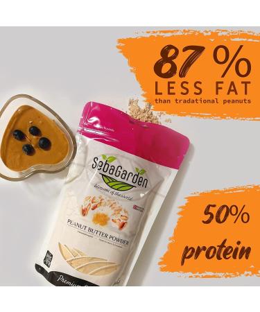 Seba Garden Peanut Butter Powder 1kg Defatted Healthy Plant Based Vegan Protein Non-GMO Certified Gluten Free and Vegan Keto Friendly Low Carb and Bpa-free 1 kg (Pack of 1) - Buy Online on GoSupps.com