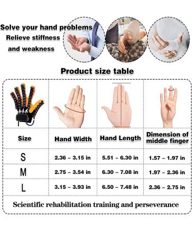 Large Right Hand Rehabilitation Robot Gloves for Stroke Recovery & Hand Dysfunction - Finger Exerciser & Strengthener | Physical Therapy Equipment - Buy Online on GoSupps.com