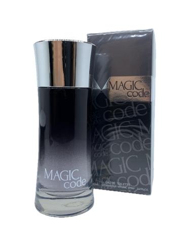 Magic Code Men's Cologne 3.4 Fl. Oz. Eau de Toilette Natural Spray
