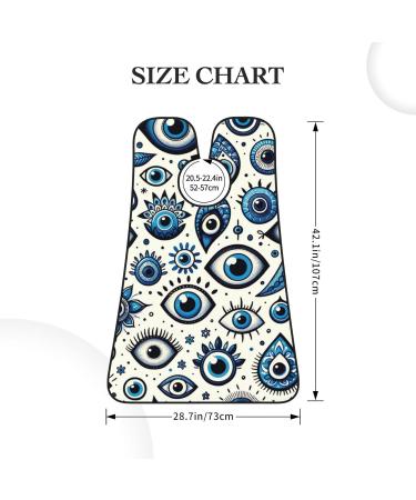 Augenstern Men's Shaving Apron | Turkish Nazar Eye Beard Bib for Easy Shaving - Buy Online on GoSupps.com