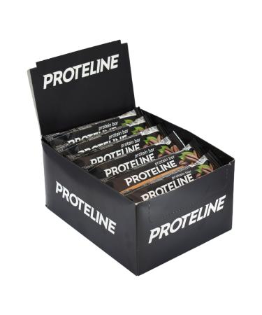 Proteline Coffee pleasure with power 26g of protein per bar 24 x 40g. PROTELINE