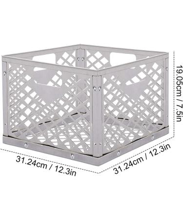 FireCharcoal Box - Wear resistant Fire Basket Convenient Square Charcoal Firebox Basket Stainless Steel | Rust Proof Stove Accessories for Home and Tents Heating Hiking Fishing Cooking - Buy Online on GoSupps.com