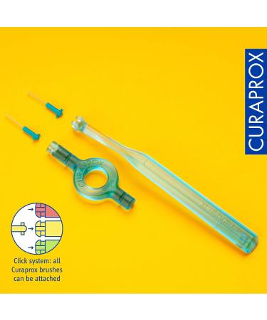 Curaprox Interdental Brush CS 06 Prime - 8 Pack 0.6mm Diameter Turquoise Refill No Holder - Best Oral Care Solution - Buy Online on GoSupps.com