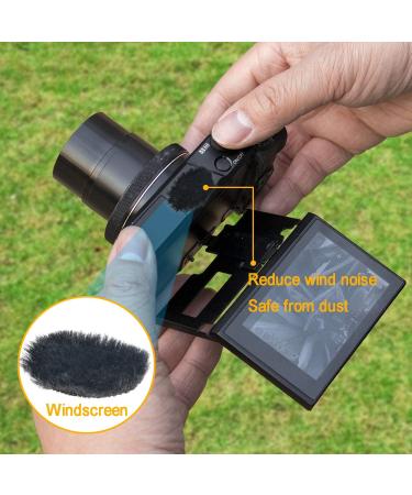 8-Pack Camera Mic Windscreen Dead Cat Furry Wind Muff Cover for Canon G7X Sony Samsung DSLR Mic - 2.4CM - Buy Online on GoSupps.com