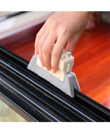 /L Window Slots Cleaning Brush Groove Gap Brush Casa Tiny Window Door Track Groove Gap Cleaning Scrub Brush Groove Gap Cleaning Brush Handheld Shower Door Gap Cleaner for Window Blinds Current Beige /1pcs - Buy Online on GoSupps.com