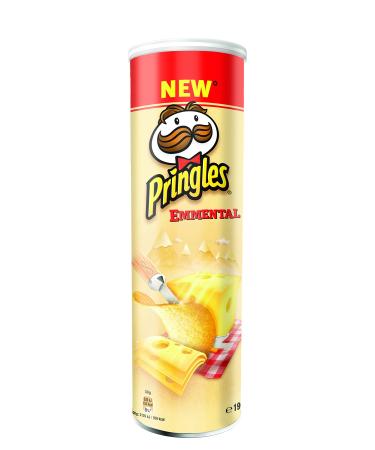 Pringles Pringles Emmental Cheese Set of 3 packs of 190 g - Total: 570 g