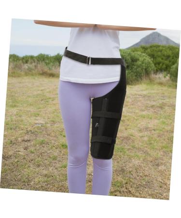 INOOMP 4pcs Thigh Straps & Belts for Men - Knee & Hip Support Breathable Brace for Sports & Fitness 35X23X3CM - Black - Buy Online on GoSupps.com