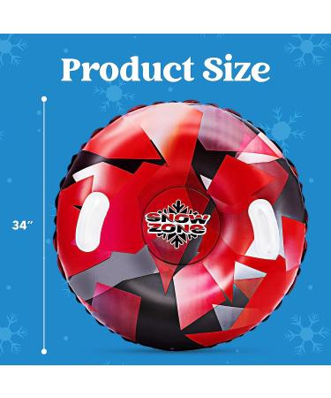 JOYIN 34 Inches Inflatable Snow Tubes (2 Sets) - Heavy Duty Sled for Kids and Adults - Buy Online on GoSupps.com