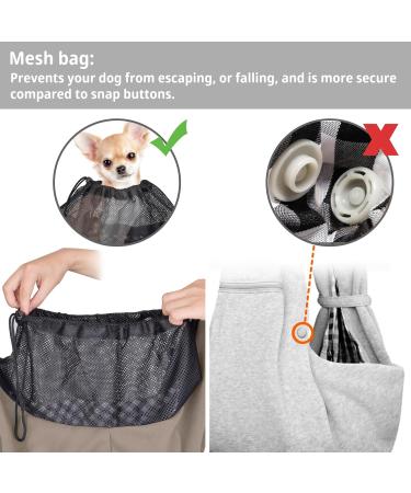Cuby Dog & Cat Carrier Bag - Adjustable Straps Zip Pocket Small Dog Travel Bag (Gray Push Button Coffee Brown) - Buy Online on GoSupps.com