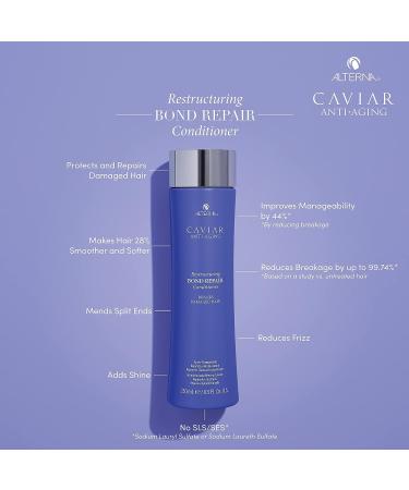 Alterna Caviar Anti-Aging Bond Repair Conditioner | Strengthens and Rebuilds Damaged Hair | Sulfate Free 16.5 Fl Oz - Buy Online on GoSupps.com
