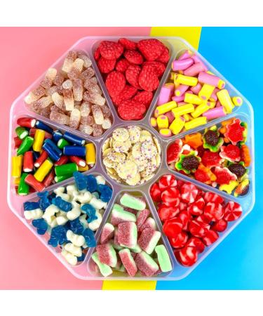 Sweet Hamper Platter - Pick and Mix Sweets Gift Box Buffet for Parties Weddings Movie Night Sweet Gifts for Women Men Kids - Large 12" - Buy Online on GoSupps.com