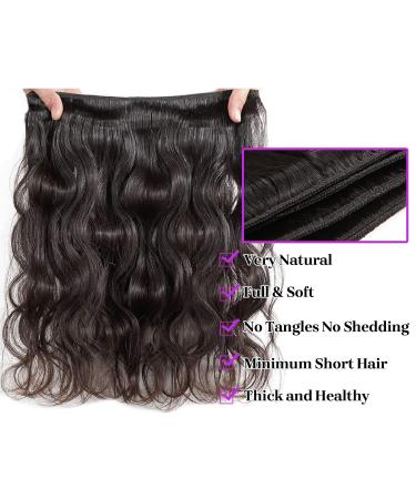 12A Brazilian Body Wave Human Hair Bundles - 16 18 20 Inch - Unprocessed Virgin Hair - Buy Online on GoSupps.com