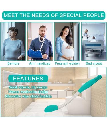 Toilet Aids for Hygiene | Easy Wiping Solutions for Seniors Pregnant Women & Hand Injuries - Shop Now! - Buy Online on GoSupps.com