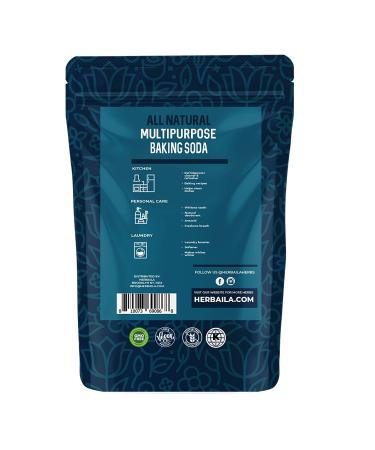 Baking Soda Bulk 2lbs - Food Grade for Baking, Cleaning, Deodorizing | Gluten Free, No Fillers | Made in USA - Buy Online on GoSupps.com