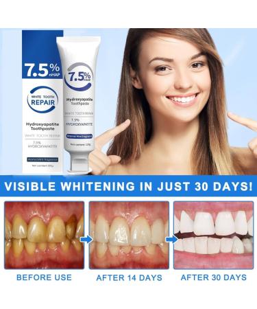 Hydroxyapatite Toothpaste for Enamel Protection and Tooth Strengthening Gentle Mint Fresh Breath Daily Use for Oral Health 1 - Buy Online on GoSupps.com