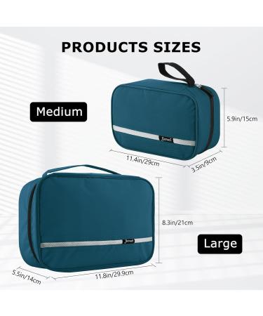 homchen Hanging Travel Toiletry Bag Waterproof Folding Portable Cosmetic Bag Wash Bag for Men and Women (M EGREEN) M Egreen - Buy Online on GoSupps.com
