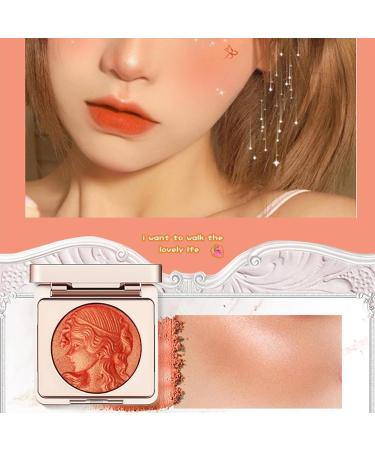 Embossed Blush for Cheeks Embossed Smooth Powder Blush Palette Waterproof Matte Face Powder Blush Palette Long Lasting Embossed Girl Shimmer Blush Palette For All Skin Types 2# 1 count (Pack of 1) - Buy Online on GoSupps.com