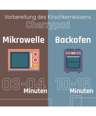 Cherypad Cherry Stone Pillow - Natural Cotton Heat & Cooling Pillow | 25x20 cm Handmade Gift | Cherry Pad in Light Pink Waffle Cotton - Buy Online on GoSupps.com