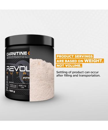 Revolution Nutrition Carnitine Cooler Powder L- Carnitine Tartrate Lean supplement Amino Acid Enhance Endurance Zero Calorie 1000 mg L- Carnitine 945 mg L-Lysine 150g 83 Servings (Candy Peach 0.33 Pound) Candy Peach 0.33 Pound - Buy Online on GoSupps.com