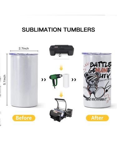 AGH 2 Pack Sublimation Sippy Cup Set - 12 oz White Glitter Tumblers with Handles and Straws - Buy Online on GoSupps.com