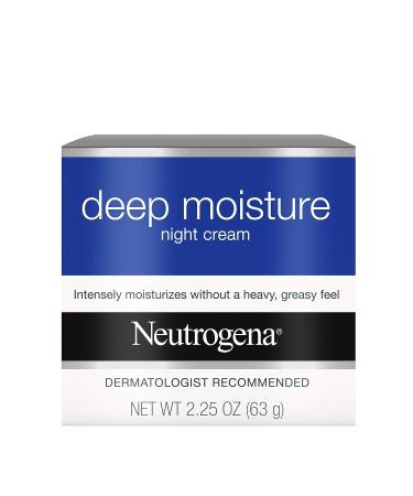 Neutrogena Deep Moisture Night Cream with Glycerin & Vitamin D3 - 2.25 oz - Buy Online on GoSupps.com