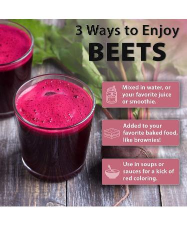 Herb Affair Organic Beet Root Powder - Natural Nitric Oxide Booster - USDA Organic Non-GMO Superfood Juice Powder - 300g - Buy Online on GoSupps.com