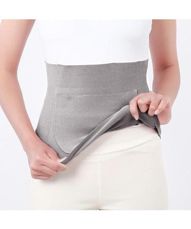 Unisex Cotton Waist Support Belt - X-Large Abdominal Protector with Pockets for Men & Women - Buy Online on GoSupps.com