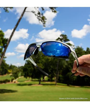 Intense Sport Sunglasses for Men & Women - Ideal for Golf, Pickleball, Running & Tennis | Vented Lenses, Anti-Fog | Black/Grey - Buy Online on GoSupps.com