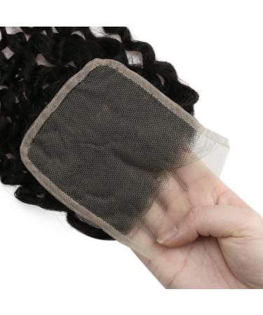 Full Shine 4x4 Partie Libre Fermeture de Cheveux Humains 18 pouces Cr pus Boucl s Noir Br silien Remy Fermeture de Cheveux Naturel Noir Couleur Transparents Fermeture de Cheveux Humains 18 Pouces 18 Inch 4*4 Lace Closure #Kinky Curly Natural Black - Buy Online on GoSupps.com