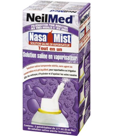 NeilMed NasaMist Multi-Purpose Saline Spray - 6.3 Fl Oz | Nasal Relief & Hydration - Buy Online on GoSupps.com