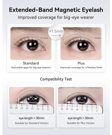 Magnetic Eyelashes Kit No.14 FROST BLACK - Reusable Glue-free Cruelty-free Waterproof Natural Lashes for Light Makeup - Buy Online on GoSupps.com