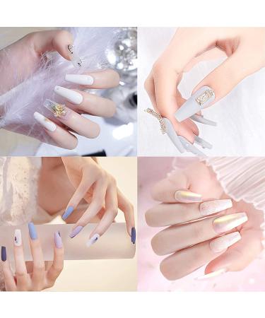 Feugole French Nail Tips Set - 1000PCS Half Cover Acrylic Flake False Nails for DIY Nail Art | Clear/Natural Half Tips & Box Included - Buy Online on GoSupps.com