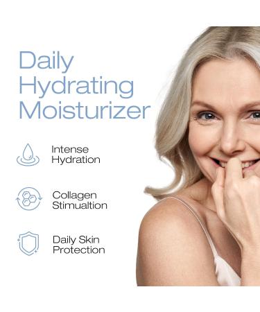 Moisture Perfect Daily Hydrator: Anti Aging Face Cream with Vitamin C & Collagen | Hydrating Skin Firming & Lifting Moisturizer - 1.7 Oz Paraben Free for All Skin Types - Buy Online on GoSupps.com