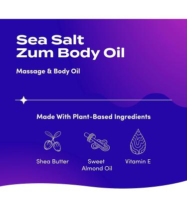 Zum Sea Salt Massage and Body Oil - 4 fl oz - Buy Online on GoSupps.com