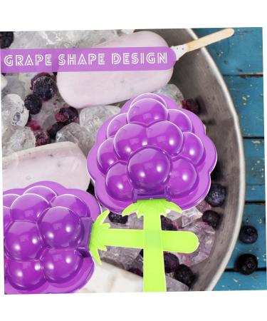 2pcs Popsicle Mould Housewarming Gift Homemade Ice Cream Mold Silicone Molds for Chocolate Silicone Ice Cream Mold Lollipop Silicone Mold Ice Cream Mould Fruit Purple Baking Mold - Buy Online on GoSupps.com