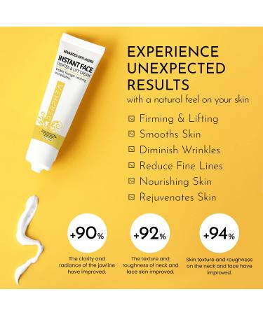 Advanced Face Lift Cream | Instant Skin Tightening & Eye Lift | Neck & Face Tightening | Visibly Smoothing Sagging Skin | 1oz - Buy Online on GoSupps.com