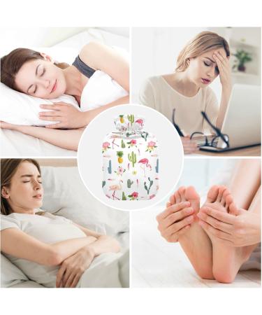 Shop Tropical Flamingo Cactus Hot Water Bottles - 2L Pain Relief & Cozy Comfort | International Shipping Available - Buy Online on GoSupps.com