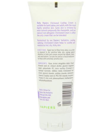 Napiers Baby Clever Chickweed Cooling Cream 100ml - Natural Herbal Skin Care for Soothing & Relief | International Shipping Available - Buy Online on GoSupps.com