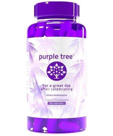 purple tree Celebration Recovery Pills | Better Mornings, Happy Liver, Rapid Hydration | Dihydromyricetin DHM, Milk Thistle, Electrolytes, Vitamin B, Willow Bark, Prickly Pear, Quercetin (90 Pills) 90 Count (Pack of 1) - Buy Online on GoSupps.com