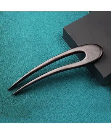 FOMIYES u-shaped hairpin four prong hair fork hair fork 4 prong bridal hair accessories hair fork clip 4 prong hair fork hair clips for girls u shaped hairpin Hair up ball head bride Wood - Buy Online on GoSupps.com