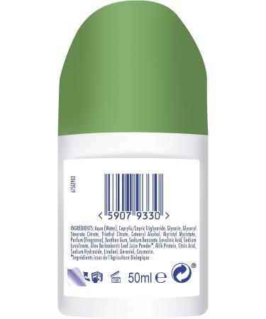 Monsavon Certified Organic Roll-on Deodorant Aloe Vera Vanilla (Pack of 3x50 ml) - Buy Online on GoSupps.com