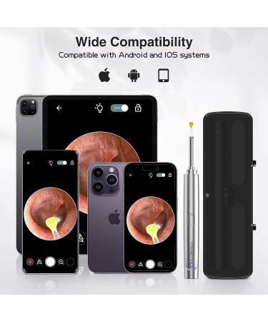 OTAONE Ear Wax Removal Tool with 1296P FHD Camera & Built-in WiFi - iOS/Android Compatible - Buy Online on GoSupps.com