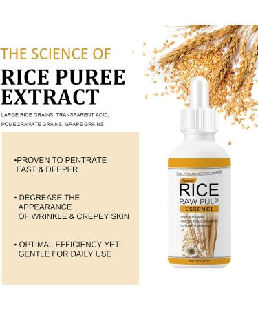 2Pc Rice Raw Pulp Face Serum Set anti-wrinkle rice essence rice essence rice water serum cream for the face moisturising and nourishing for the skin - Buy Online on GoSupps.com