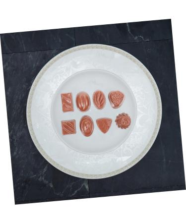 TEHAUX 8pcs Simulation Chocolate Realistic Chocolate Model Chocolate Block Model Fake Cookies Realistic Fake Chocolate Simulated Chocolate Decor Desktop Decor 3D Gummies PVC Multifunction Coffee 3.9X2.8cm - Buy Online on GoSupps.com