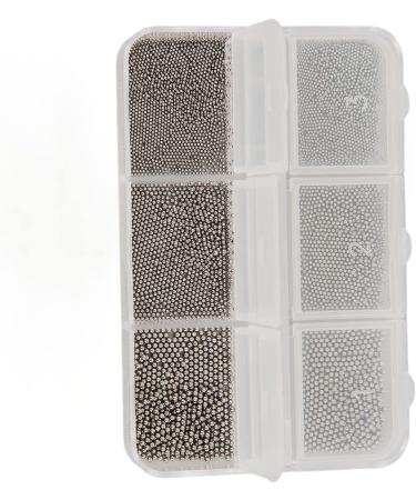 Nail Beads Professional Mini Nail Beads DIY Unique Elegant Decoration for Nail Salon (Carbon Black) - Buy Online on GoSupps.com