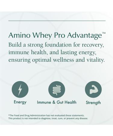 Amino Whey Pro Advantage™ - Grass-Fed Whey Protein with HMB & Creatine | 8g Protein per Scoop | 30 Servings - Natura Health Products - Buy Online on GoSupps.com