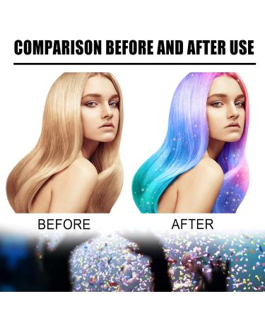 Hairdressing Spray Disposable Party Glitter Hair Color Hair Quick and Easy Color No Damage - Buy Online on GoSupps.com