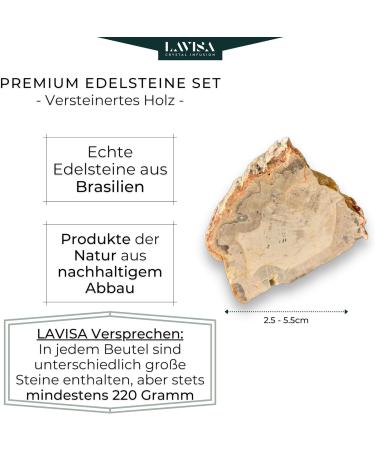 Lavisa Premium Healing Stones & Gemstones Set | 100% Natural Crystals for Water Treatment & Decor - Buy Online on GoSupps.com