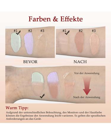 EONFAVE CC Cream Red Correct CC cream against redness with Centella Asiatica Korean Make Up Fondation with SPF 25 Full Cover Concealer with soothing effect for naturally even skin types - Buy Online on GoSupps.com