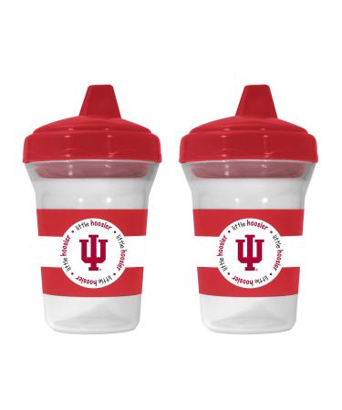 BabyFanatic Sippy Cup 2-Pack - NCAA Indiana Hoosiers - Officially Licensed Toddler & Baby Cup Set